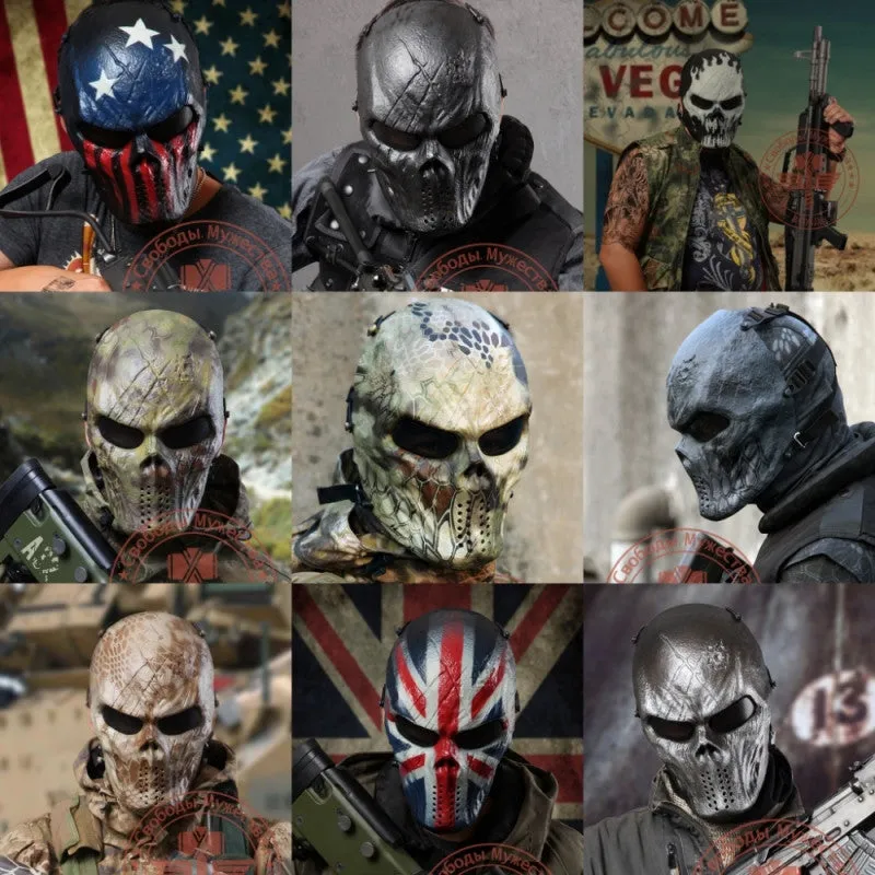 Full Face Ghost Mask 9 To Choose From.