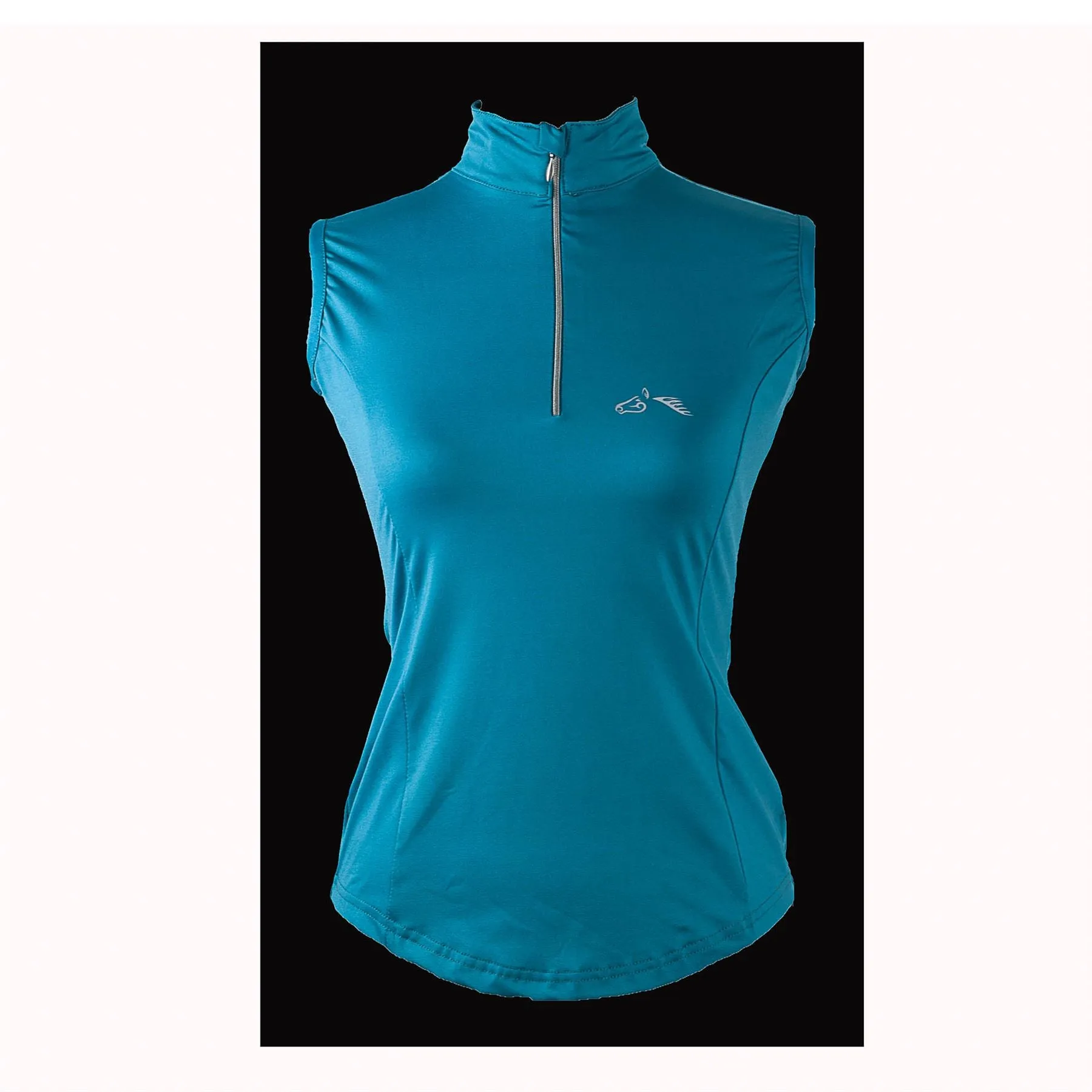 Gallop Equestrian Sleeveless Zipped Neck Base Layer