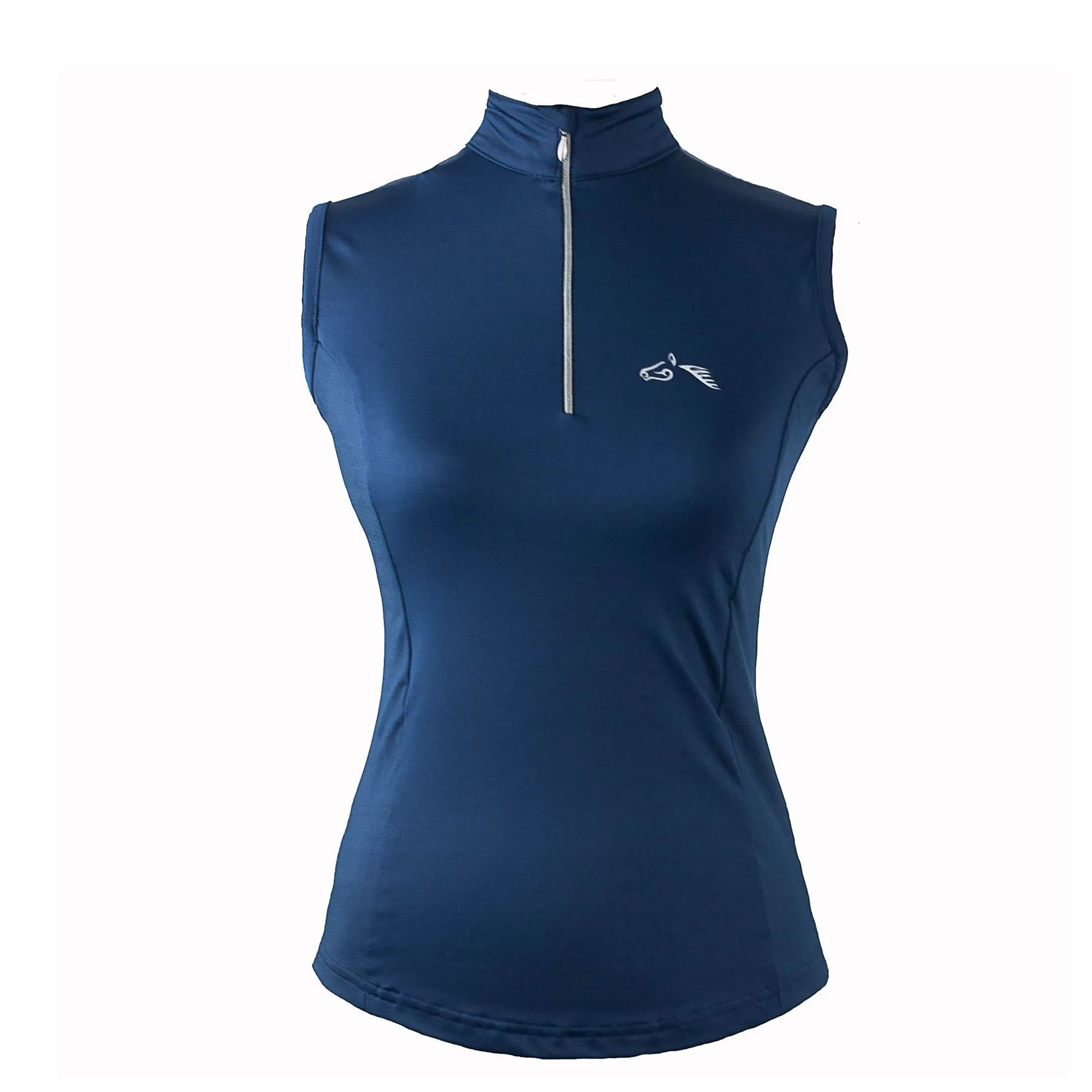 Gallop Equestrian Sleeveless Zipped Neck Base Layer