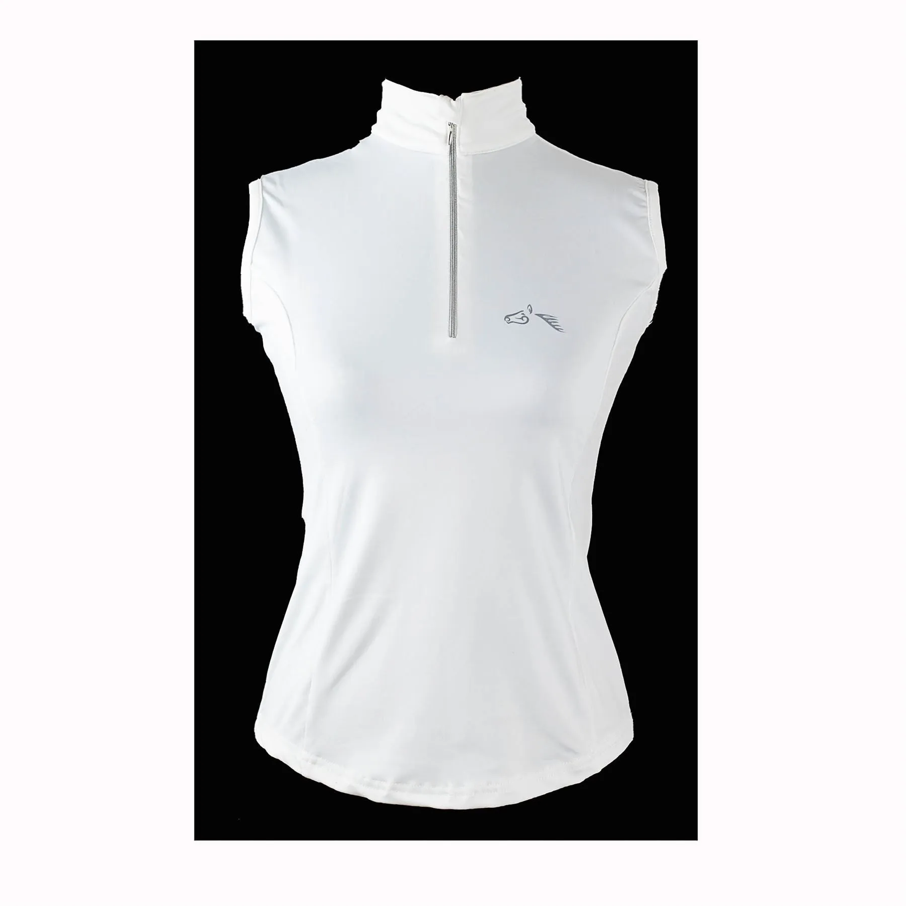 Gallop Equestrian Sleeveless Zipped Neck Base Layer
