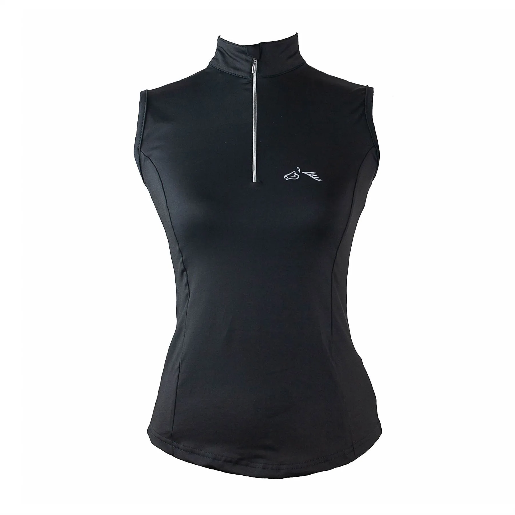 Gallop Equestrian Sleeveless Zipped Neck Base Layer