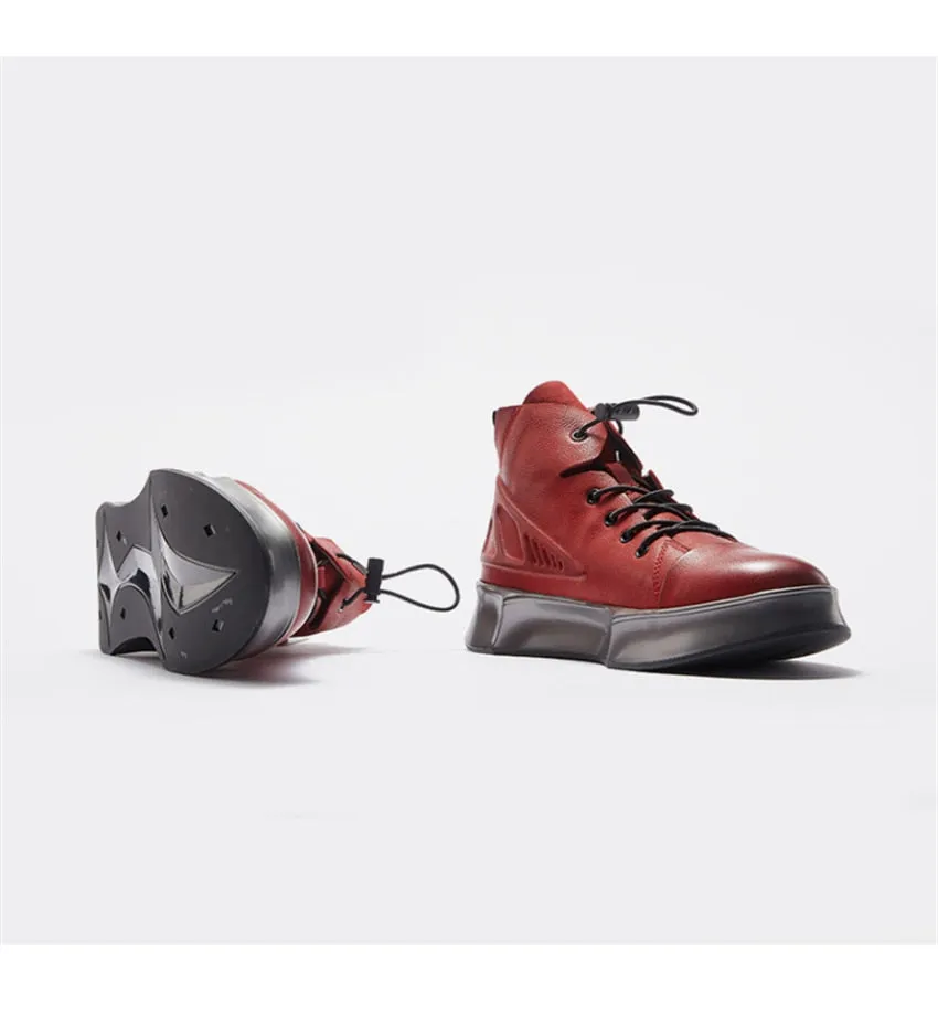 Genuine Leather Boots Men  Martins Boot Men Shoes Luxury Brand Formal Shoes Men Fashion Winter Shoes Men Fur