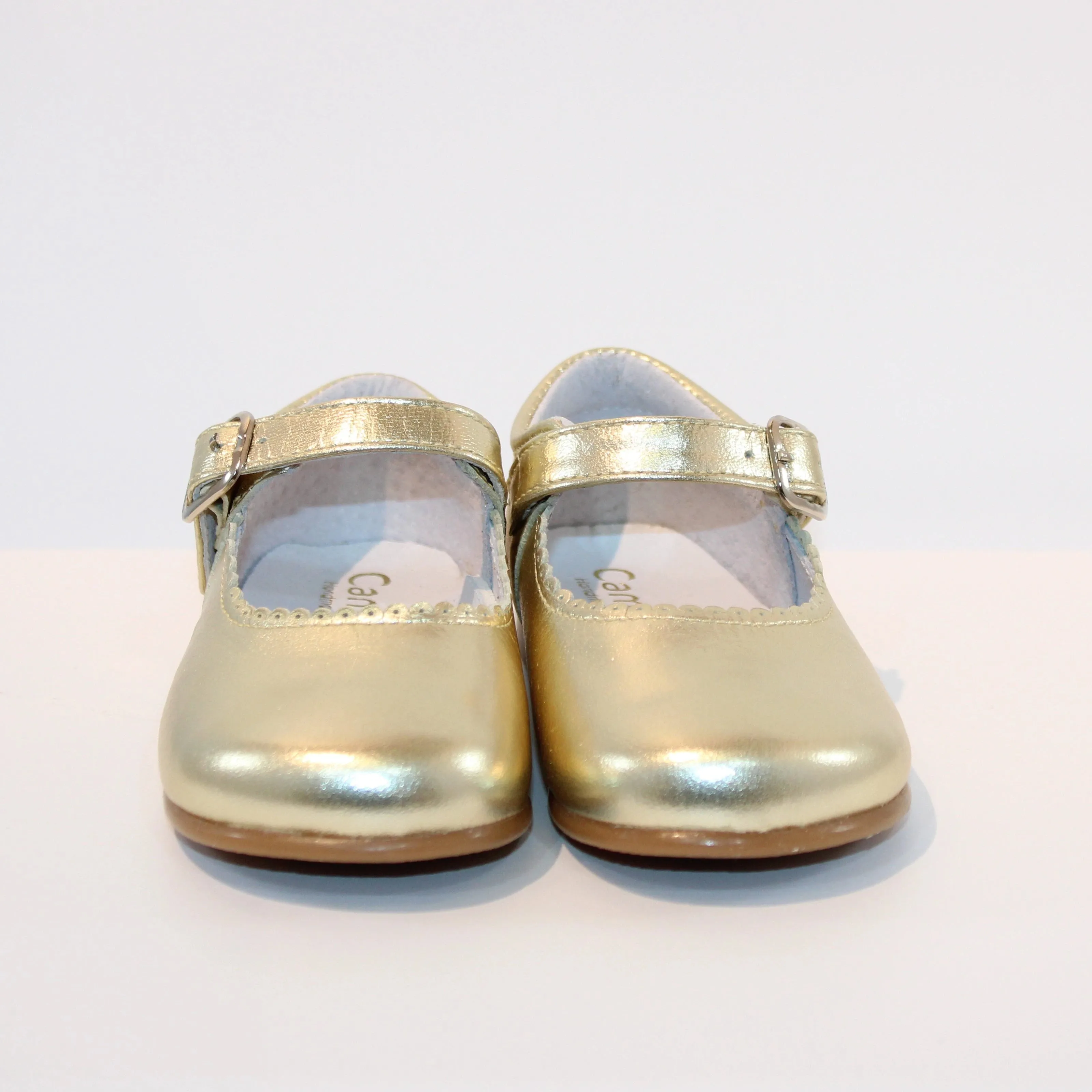 Gold Sparkle Mary Janes