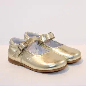 Gold Sparkle Mary Janes