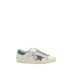 Golden Goose Super Star Men Ivory Sneakers Leather Lace Up Casual Trainer Shoes