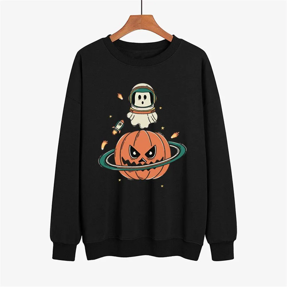 Graphic long Sleeve Shirts The Pumpkin & The Astronaut