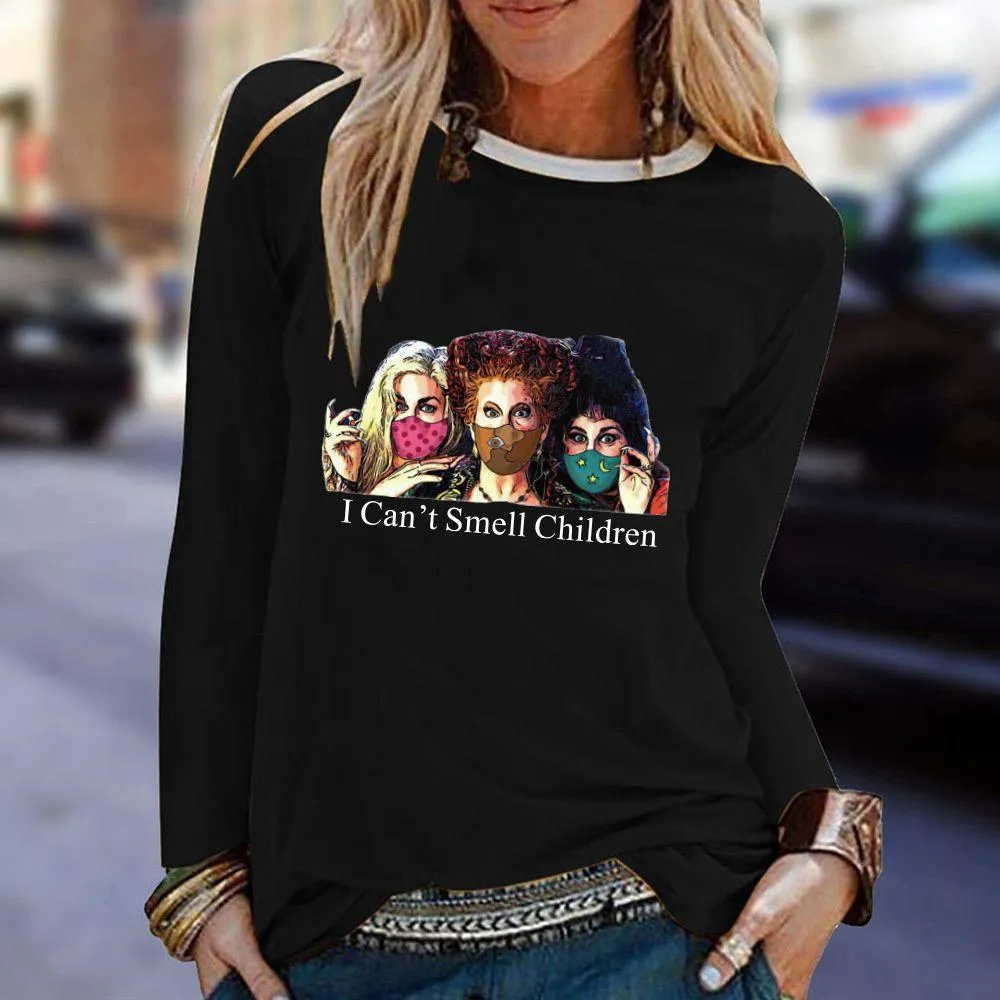 Graphic long Sleeve Shirts Trick Or Pizza