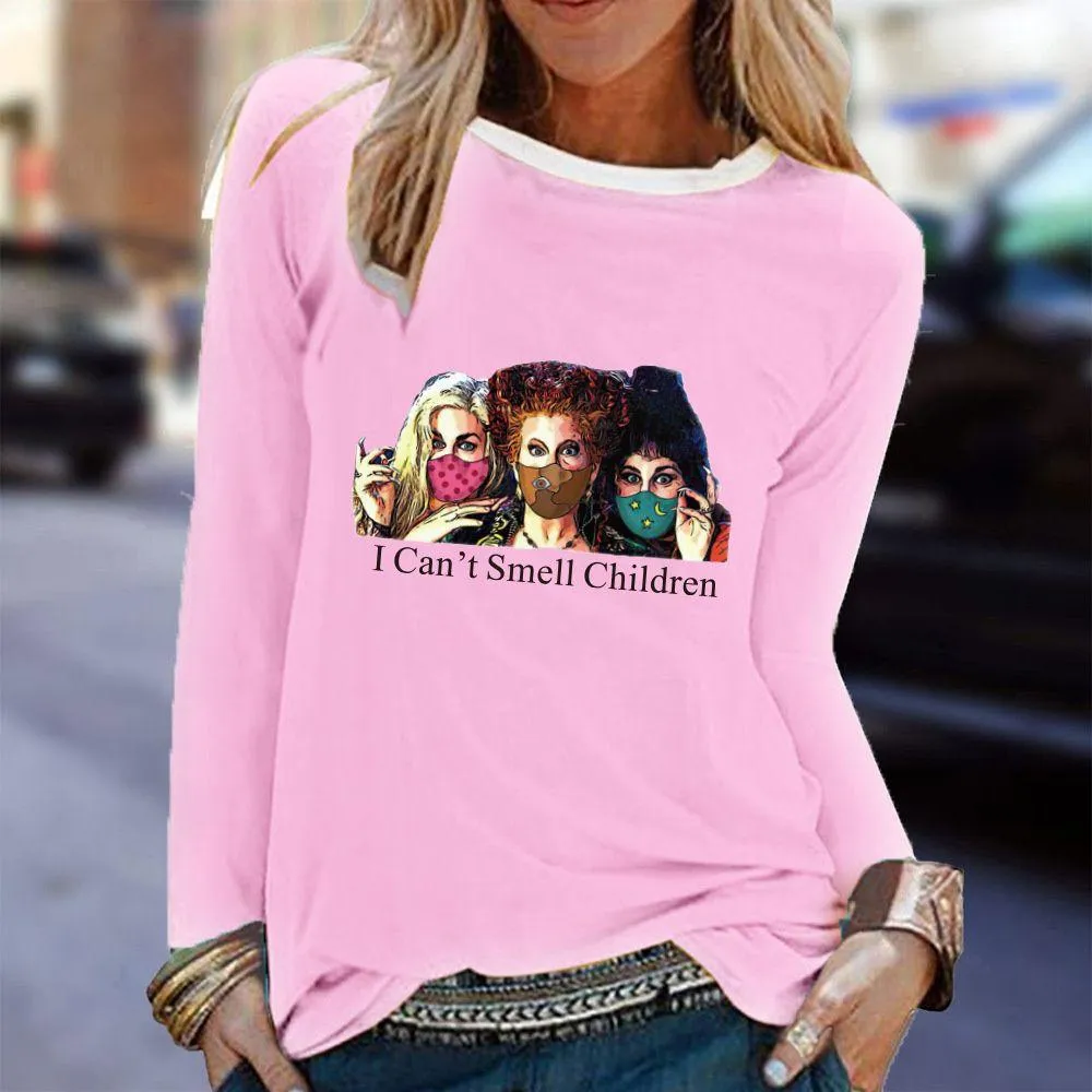 Graphic long Sleeve Shirts Trick Or Pizza