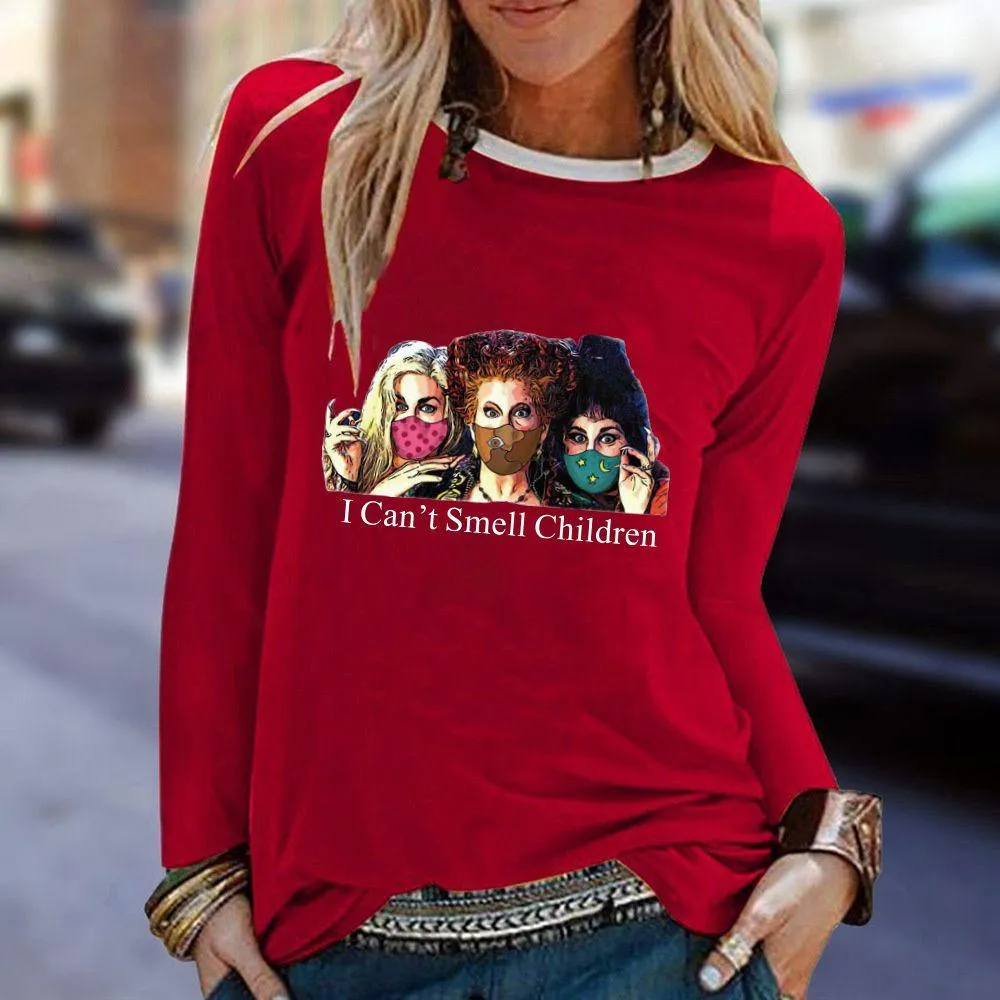 Graphic long Sleeve Shirts Trick Or Pizza