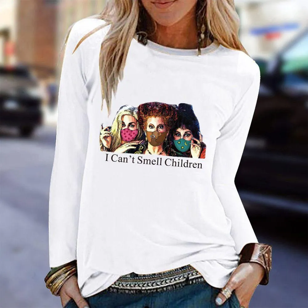Graphic long Sleeve Shirts Trick Or Pizza