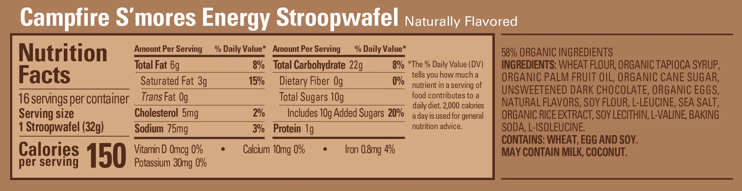 GU Stroopwafel - Campfire S'mores (4pk)