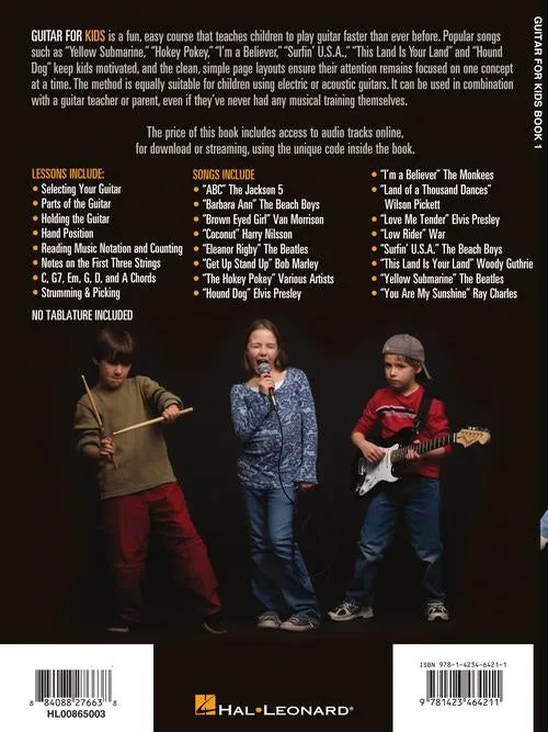 Guitar for Kids Hal Leonard Guitar Method