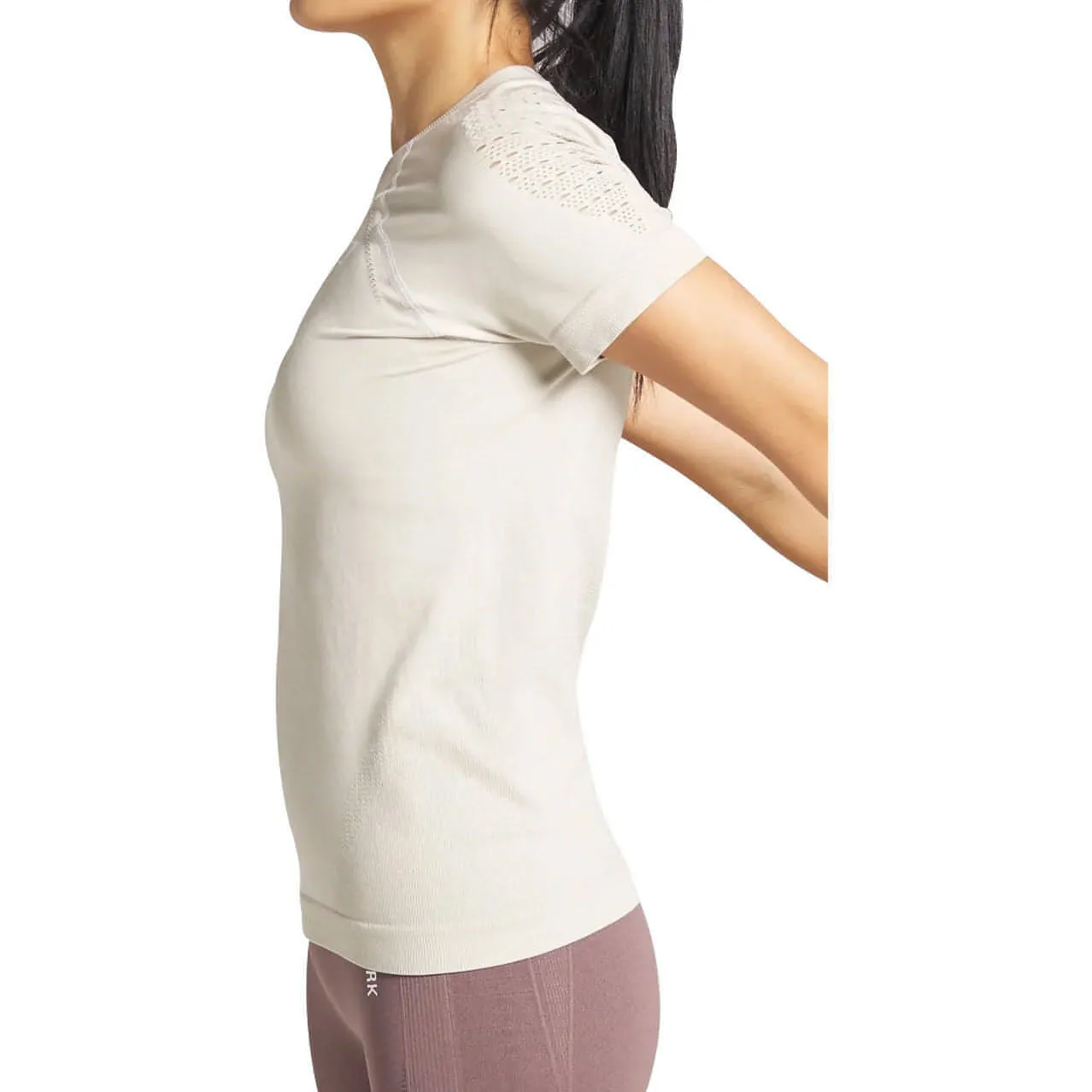 Gymshark Energy Seamless Short Sleeve Womens Training Top - Grey