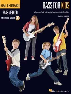 HAL LEONARD, BASS FOR KIDS (Book & Audio Access)