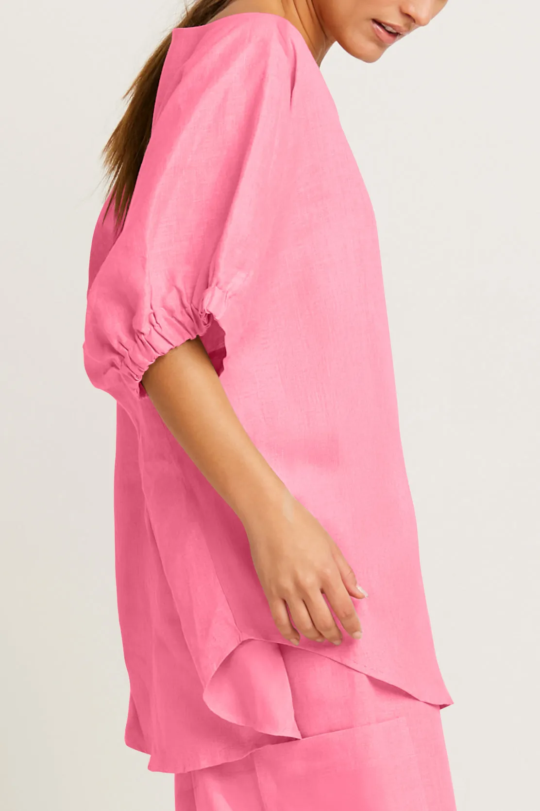 Handkerchief Linen Fashion Tee