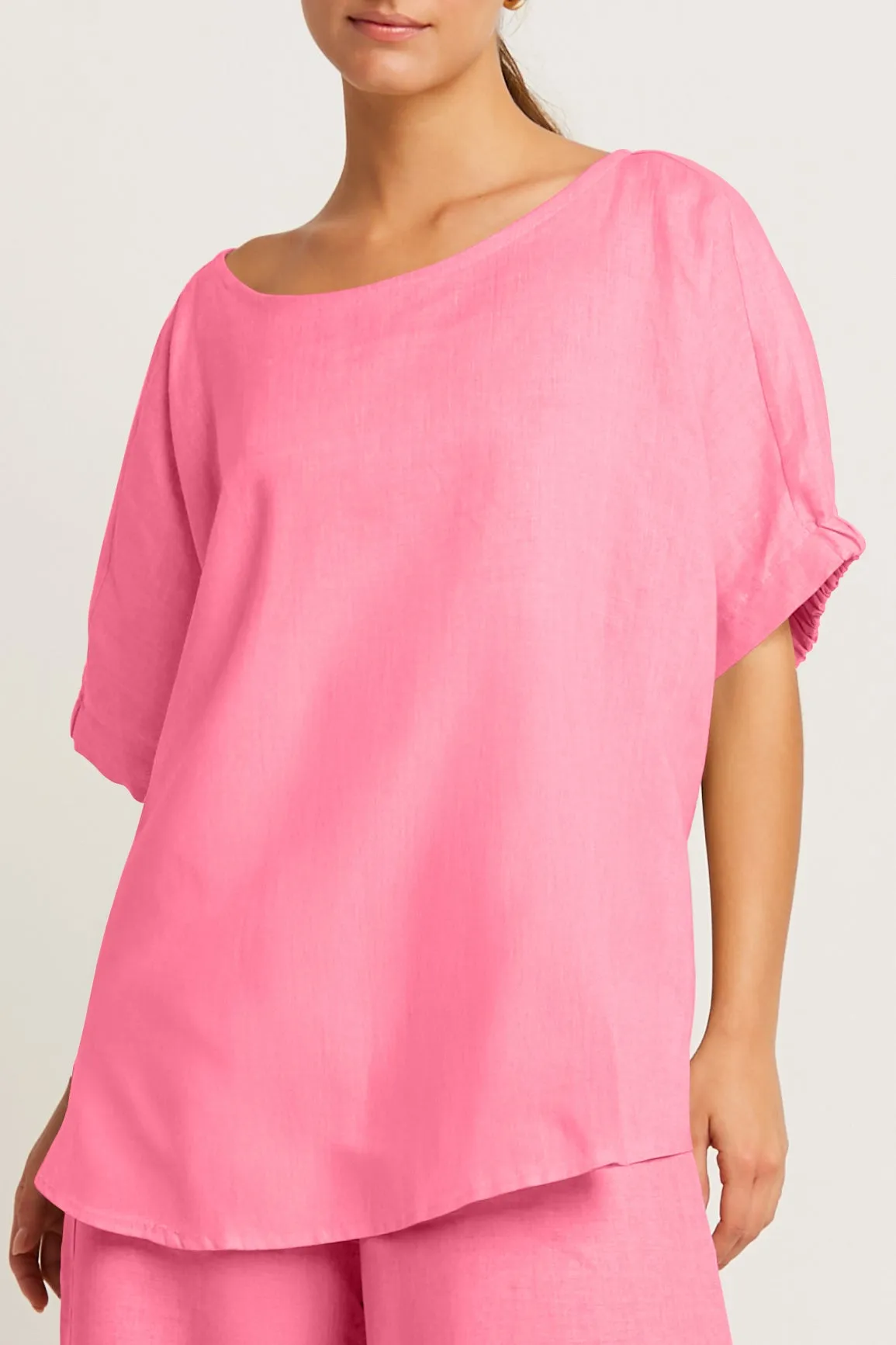 Handkerchief Linen Fashion Tee