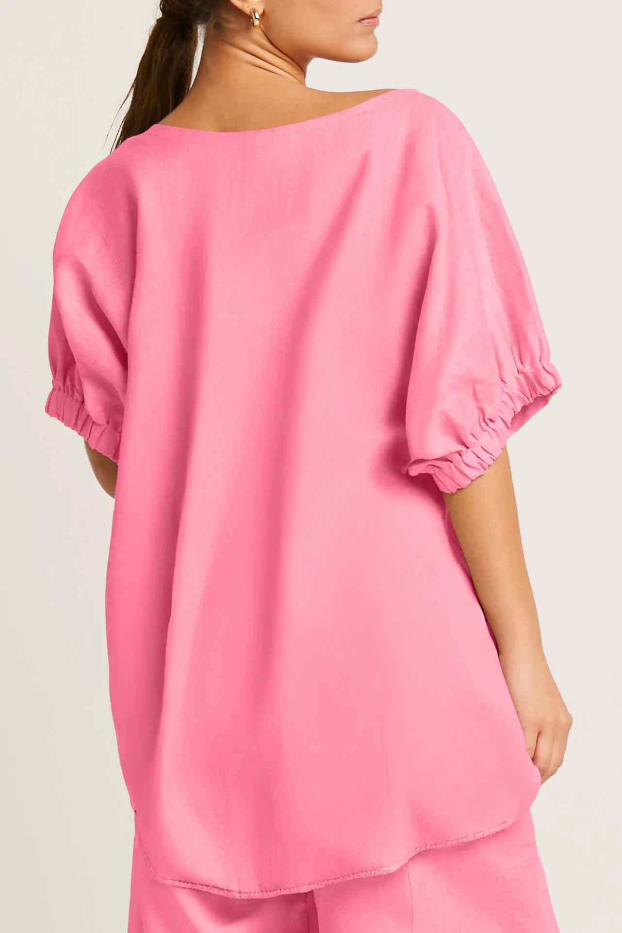 Handkerchief Linen Fashion Tee