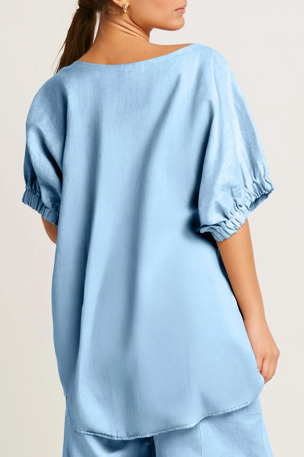 Handkerchief Linen Fashion Tee