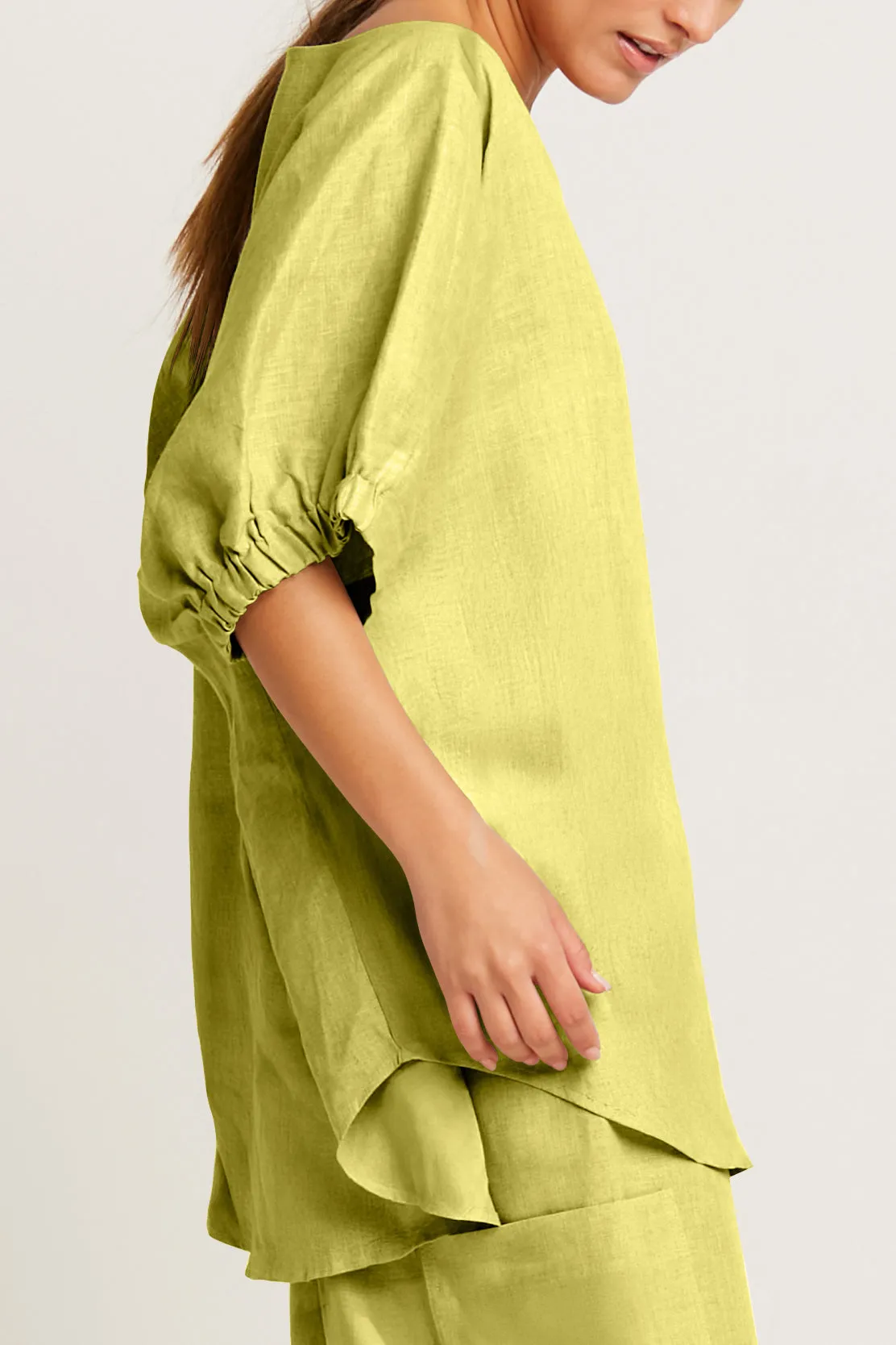 Handkerchief Linen Fashion Tee