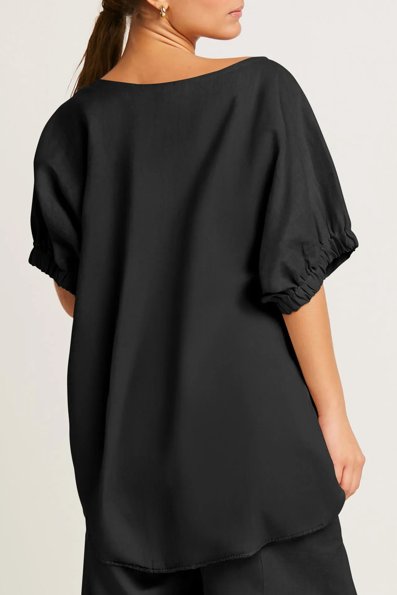 Handkerchief Linen Fashion Tee