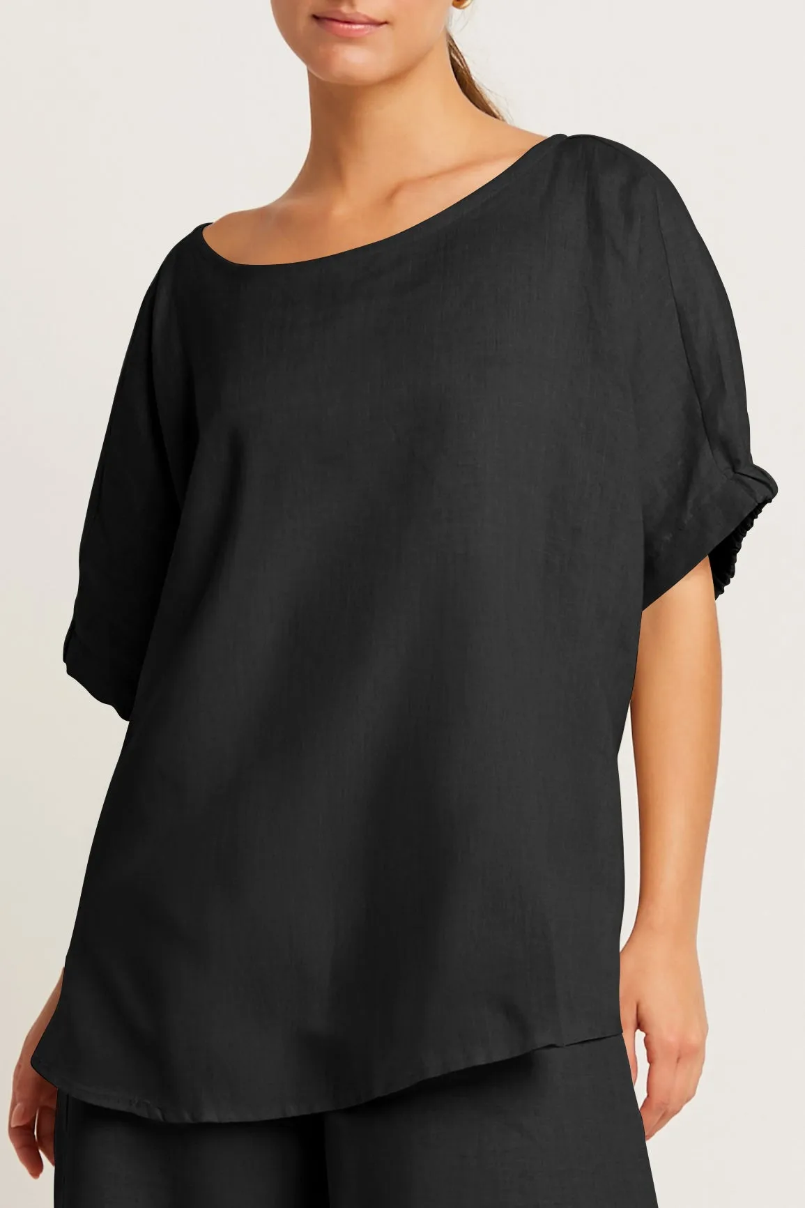 Handkerchief Linen Fashion Tee