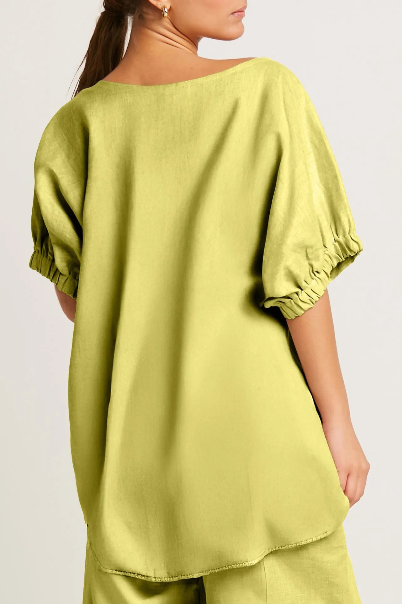 Handkerchief Linen Fashion Tee