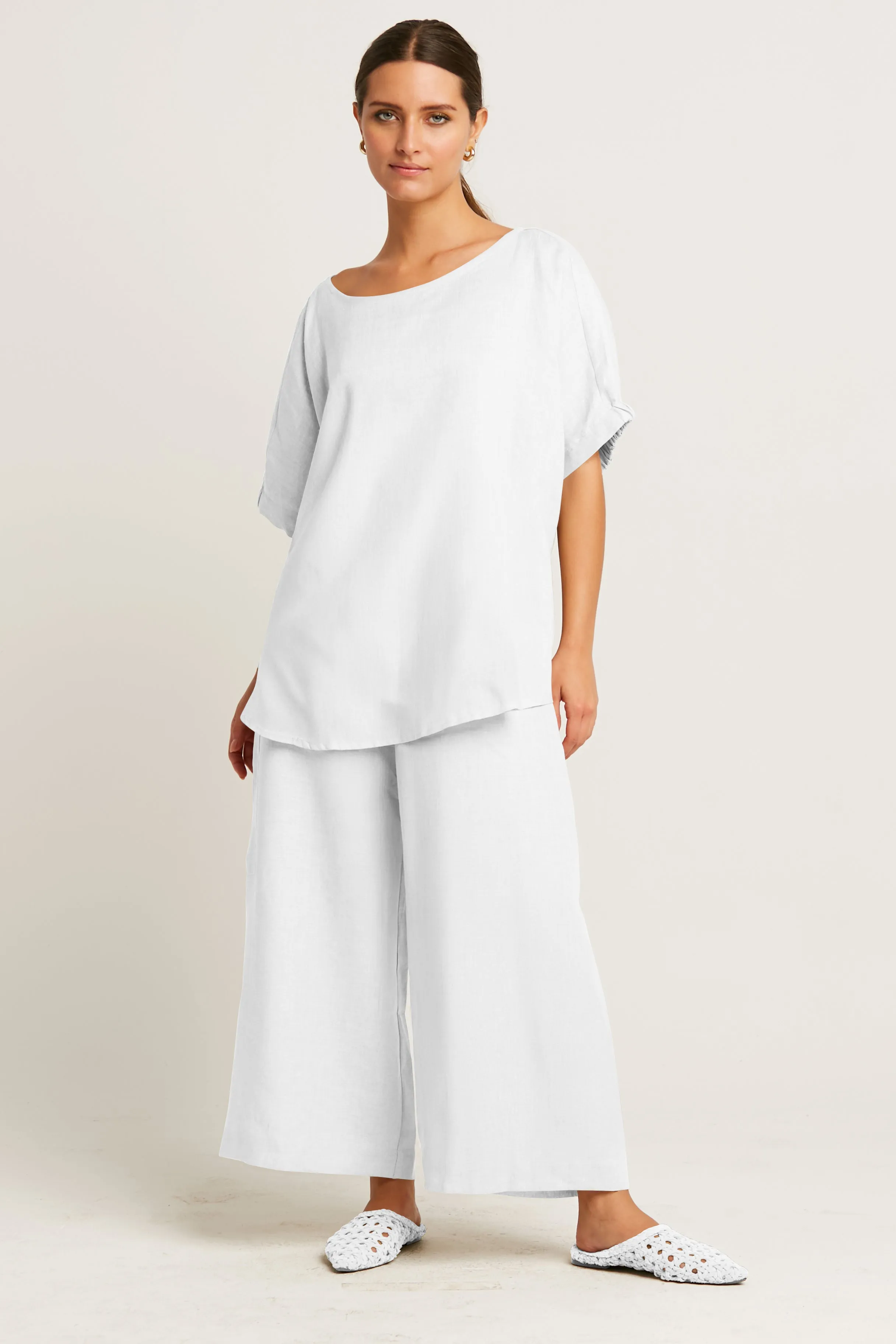 Handkerchief Linen Fashion Tee