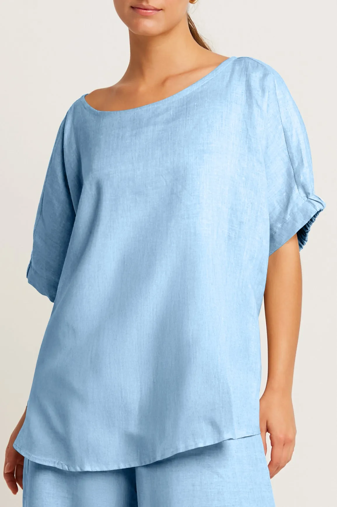 Handkerchief Linen Fashion Tee