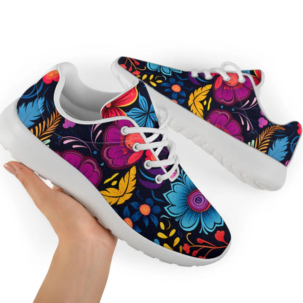 Happy flowers sport sneakers