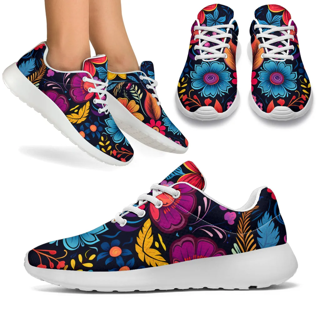 Happy flowers sport sneakers