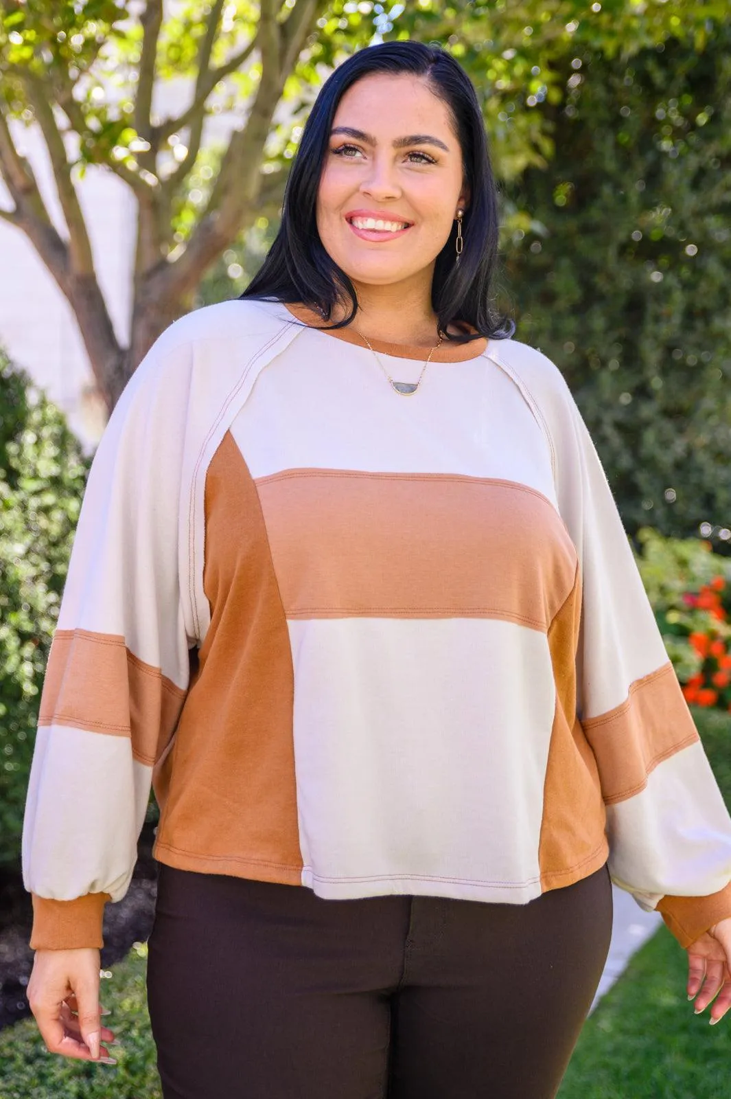 Hazel Blues® | Status Quo Boxy Long Sleeve Top