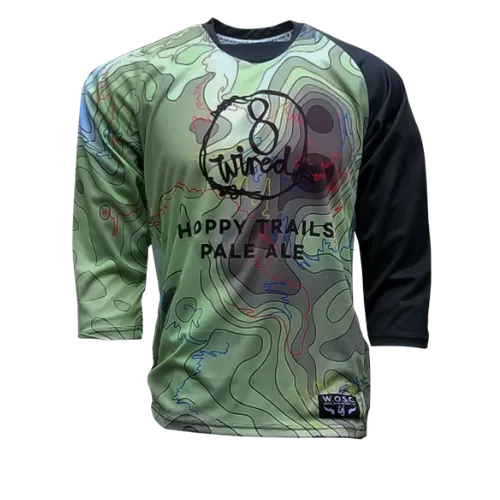 Hoppy Trails 3/4 Sleeve Bike Jersey