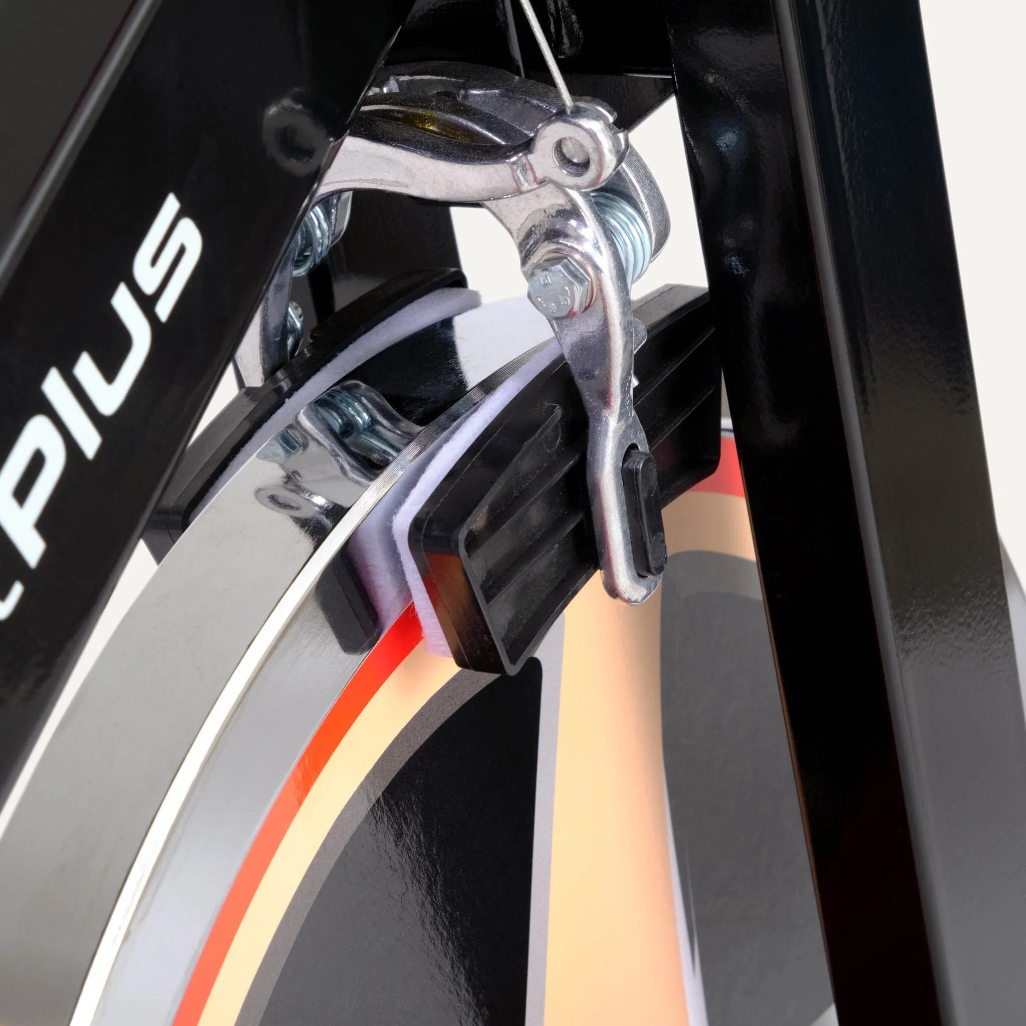 Indoor Cycle Speedbike/ Ergometer mit Bremsbackensystem & App-Kompatibilität