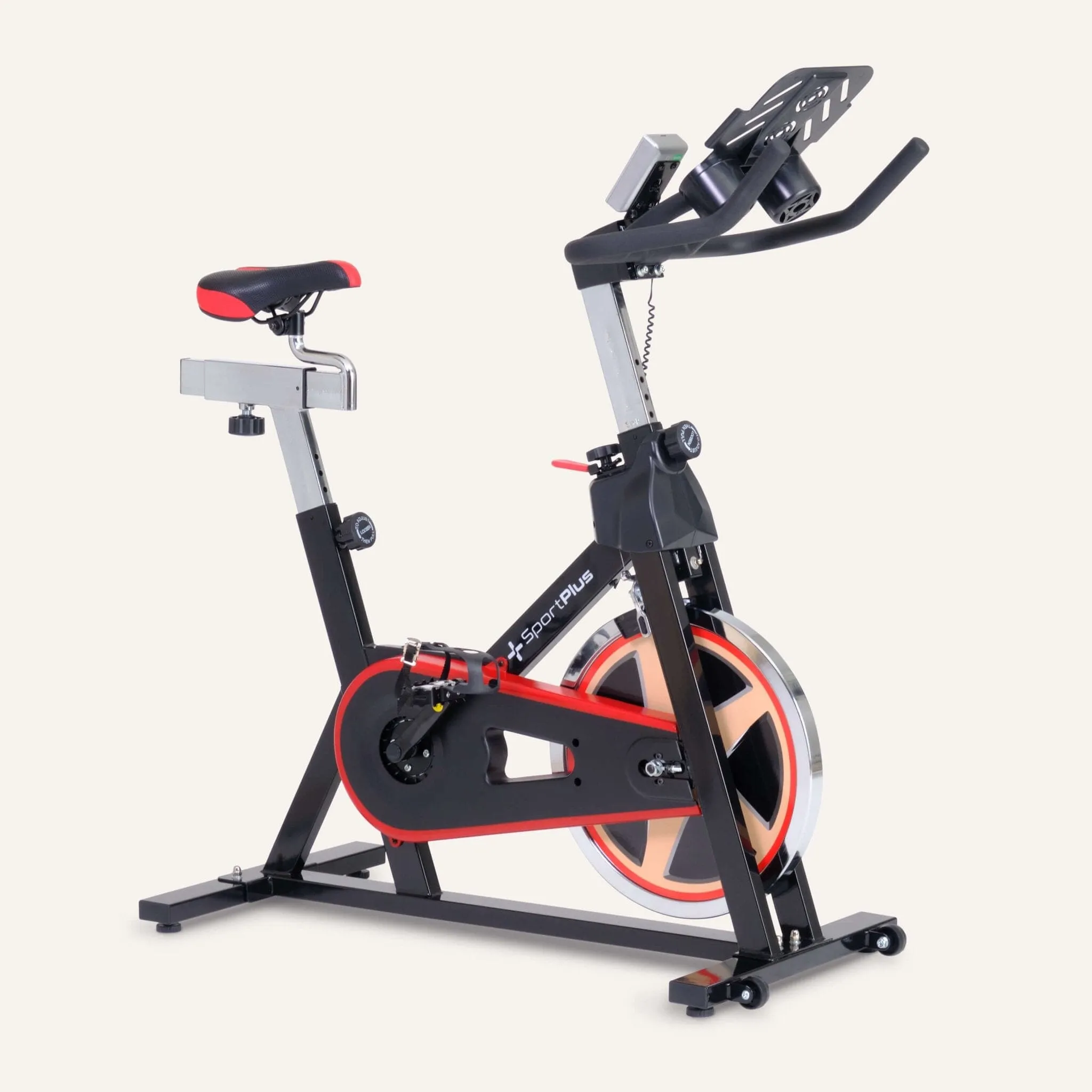 Indoor Cycle Speedbike/ Ergometer mit Bremsbackensystem & App-Kompatibilität