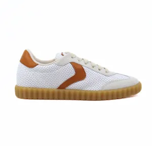Ines Mesh Suede Calf White/Brown