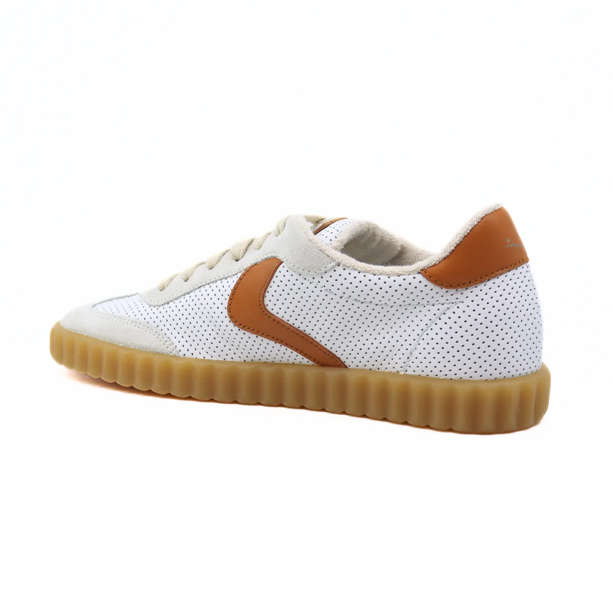 Ines Mesh Suede Calf White/Brown