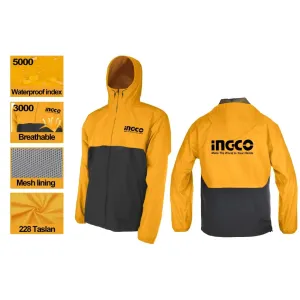 Ingco Waterproof Safety Jacket with Breathable Mesh Lining – HJATL2281