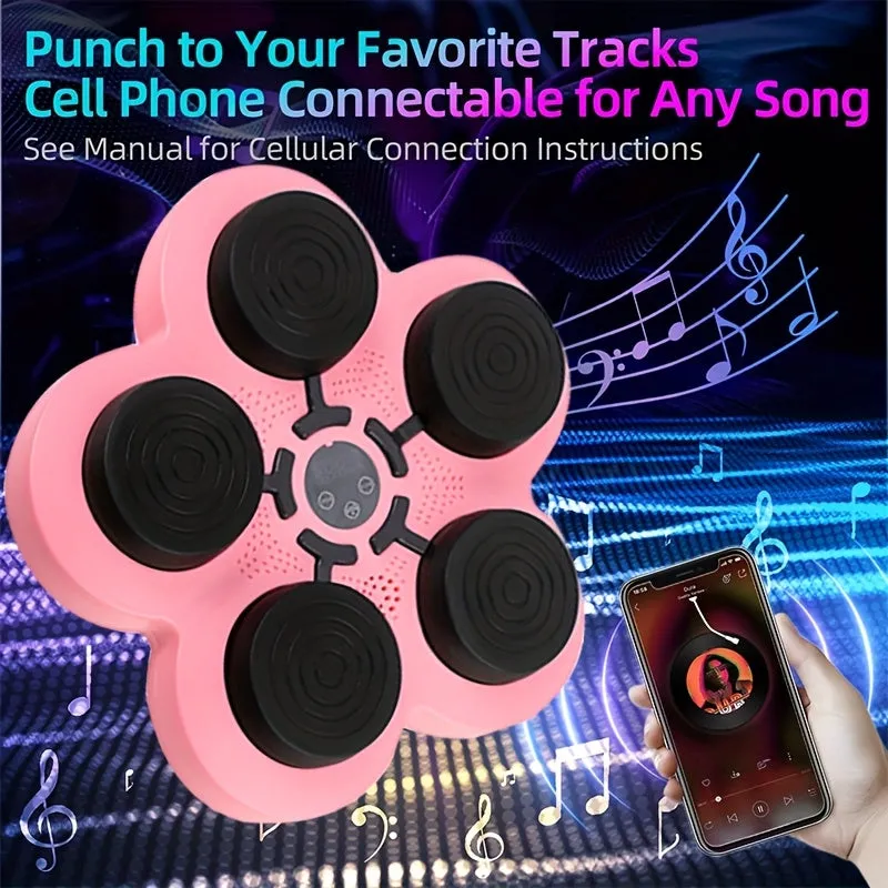 Intelligent Music Boxing Trainer Wall-Mounted with Gloves