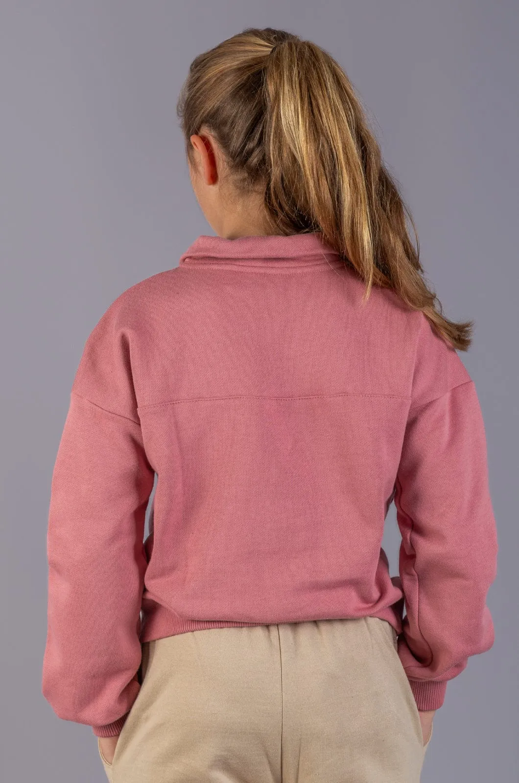 Iolite - Teen Girls L/S 1/3 Zip Pullover