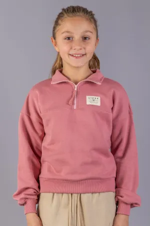 Iolite - Teen Girls L/S 1/3 Zip Pullover
