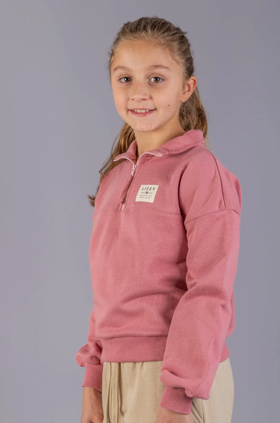 Iolite - Teen Girls L/S 1/3 Zip Pullover