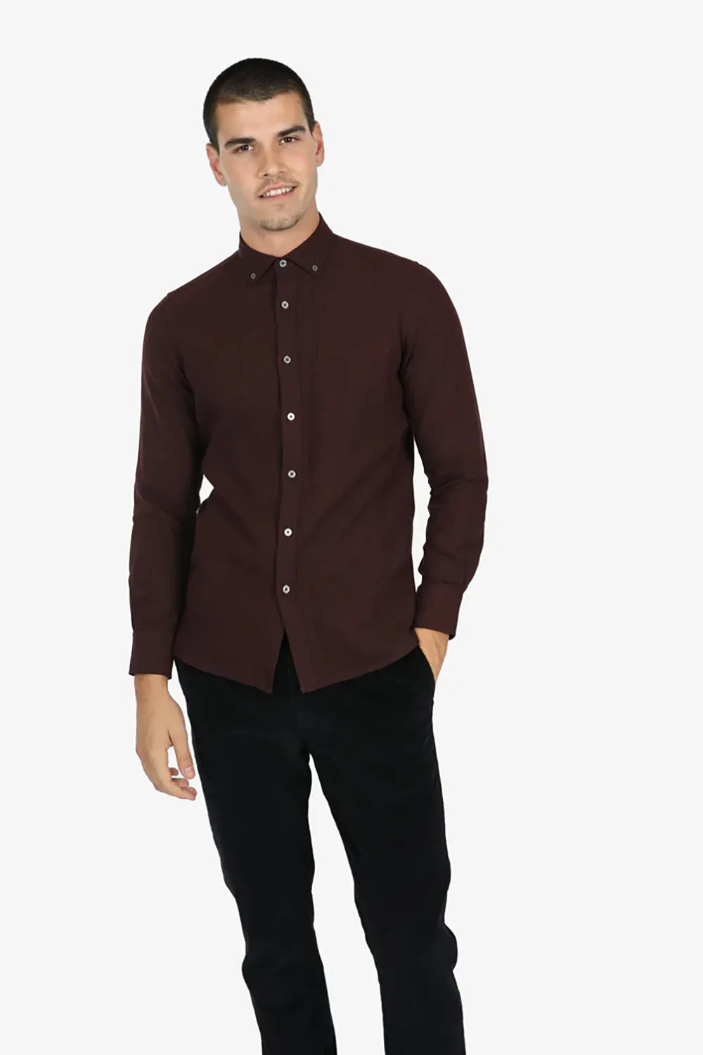 JAMES HARPER COTTON DIAMOND MARLE L/S SHIRT JHS525
