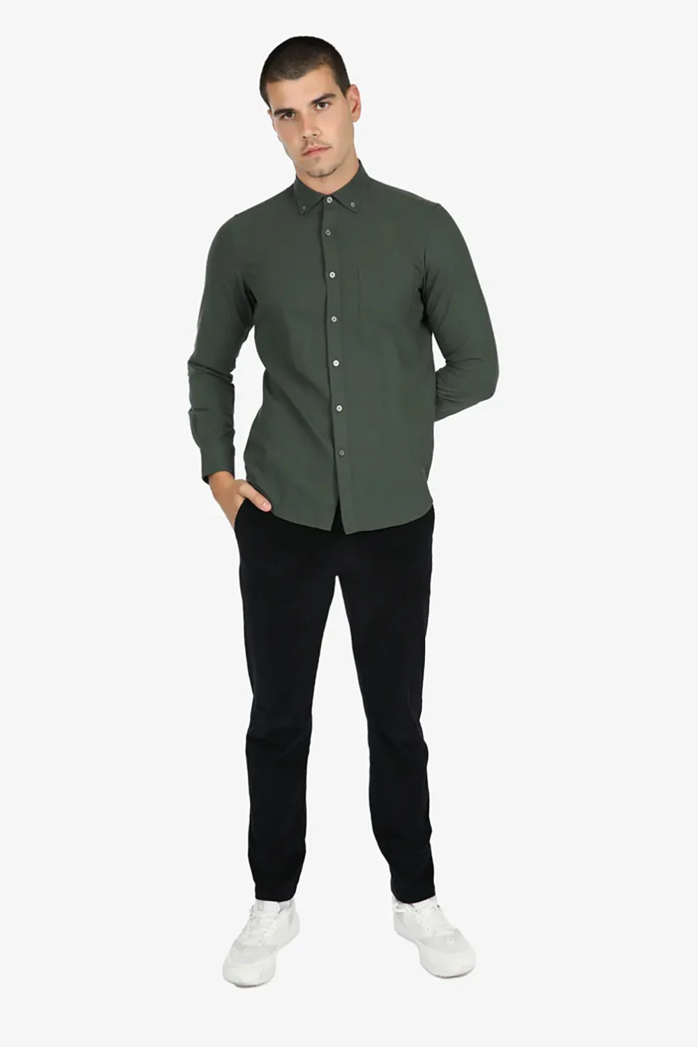 JAMES HARPER COTTON DIAMOND MARLE L/S SHIRT JHS525