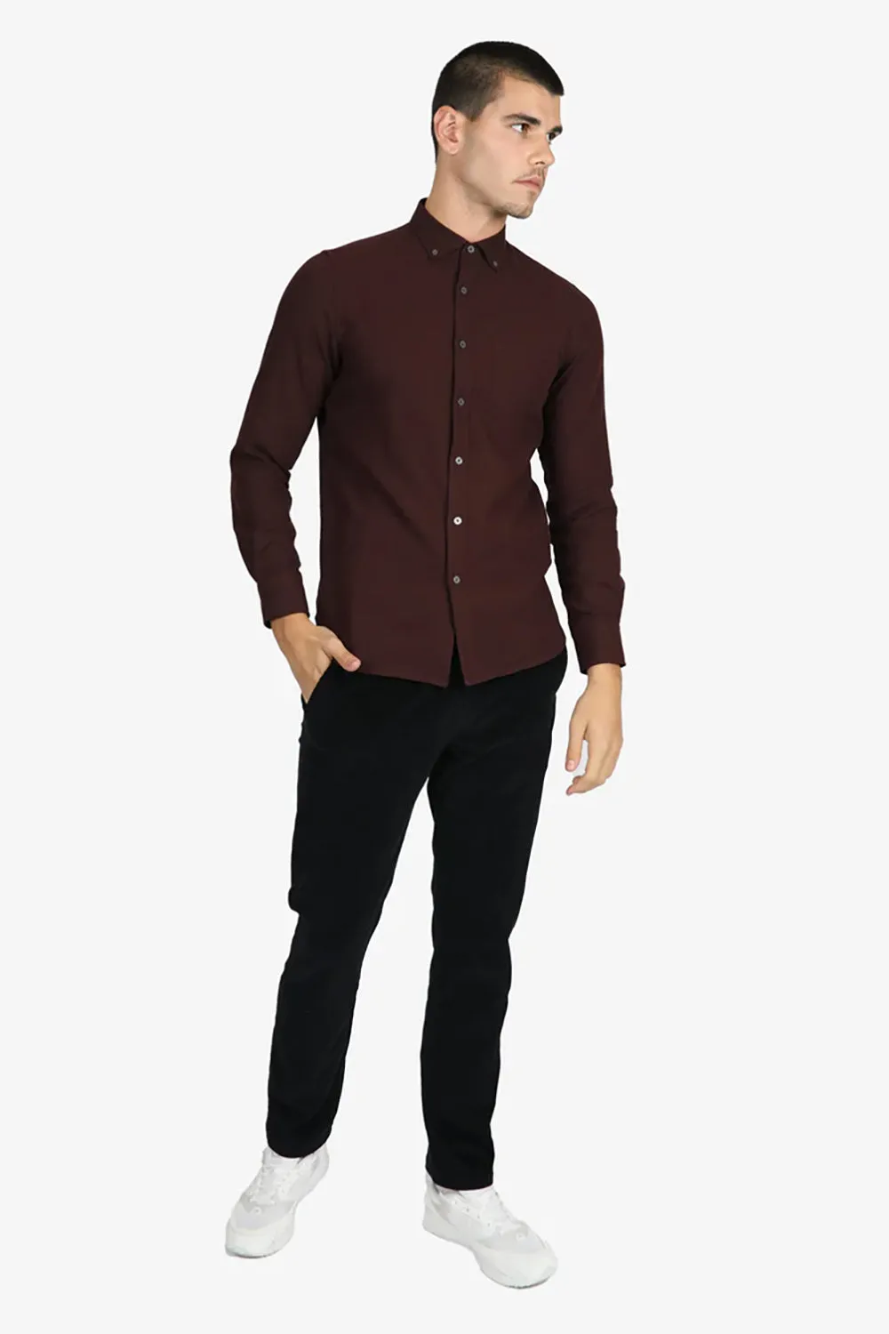 JAMES HARPER COTTON DIAMOND MARLE L/S SHIRT JHS525