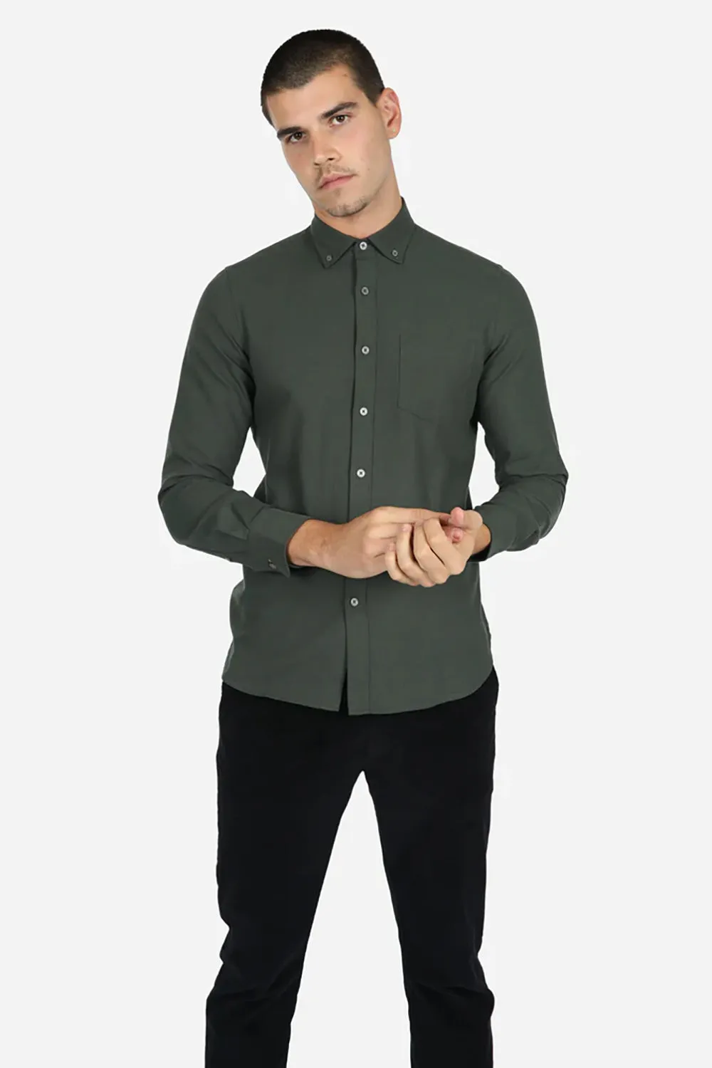 JAMES HARPER COTTON DIAMOND MARLE L/S SHIRT JHS525