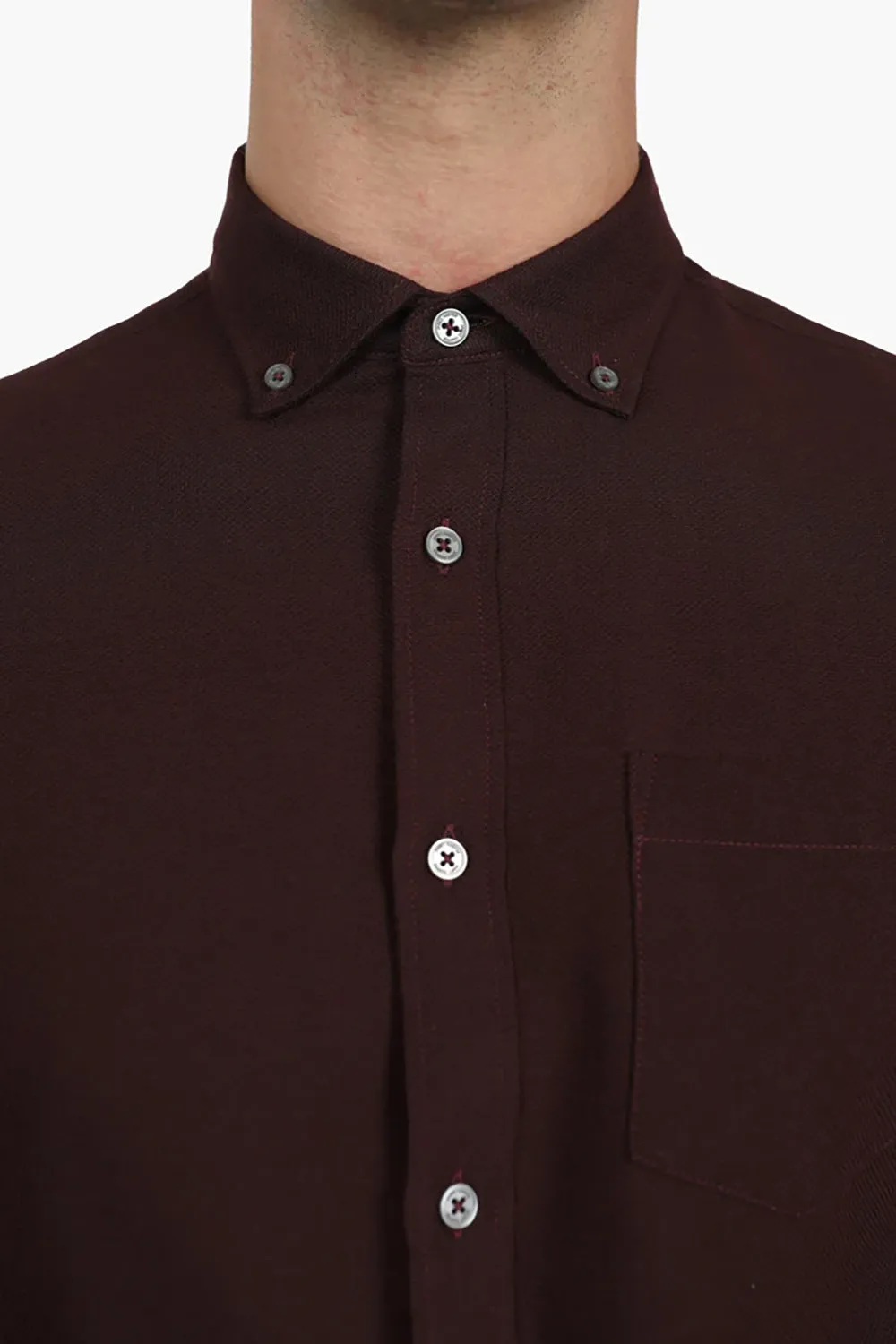 JAMES HARPER COTTON DIAMOND MARLE L/S SHIRT JHS525