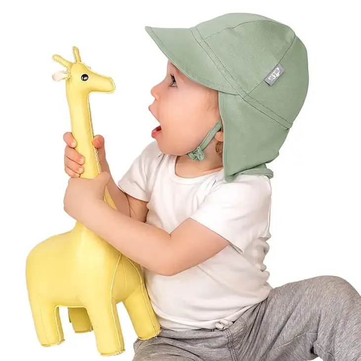 Jan & Jul - Sun Soft Baby Cap - Juniper Green