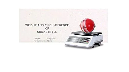 Jaspo T-20 Pvc Cricket Ball, 110 gram, (Red).