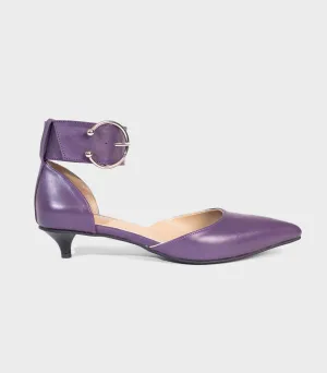 Jayda Shoes - Buckled Kitty Pumps