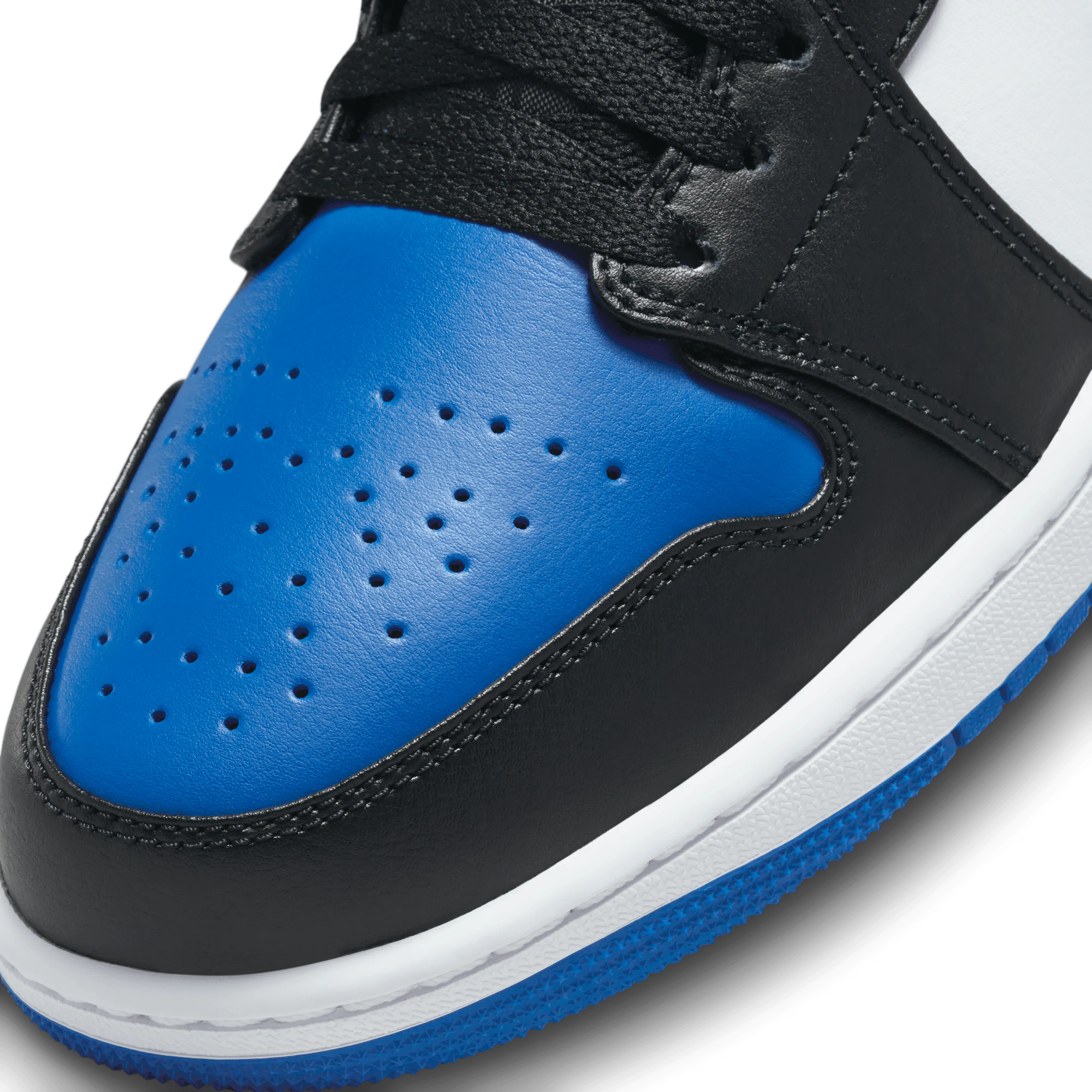 Jordan - Men - Air Jordan 1 Low - White/Royal Blue/Black